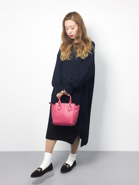 「SLOBE IENA（スローブイエナ）のアイテム（ローファー）」を使った、りっぴーさん（レディース・154cm）の夏コーディネート
