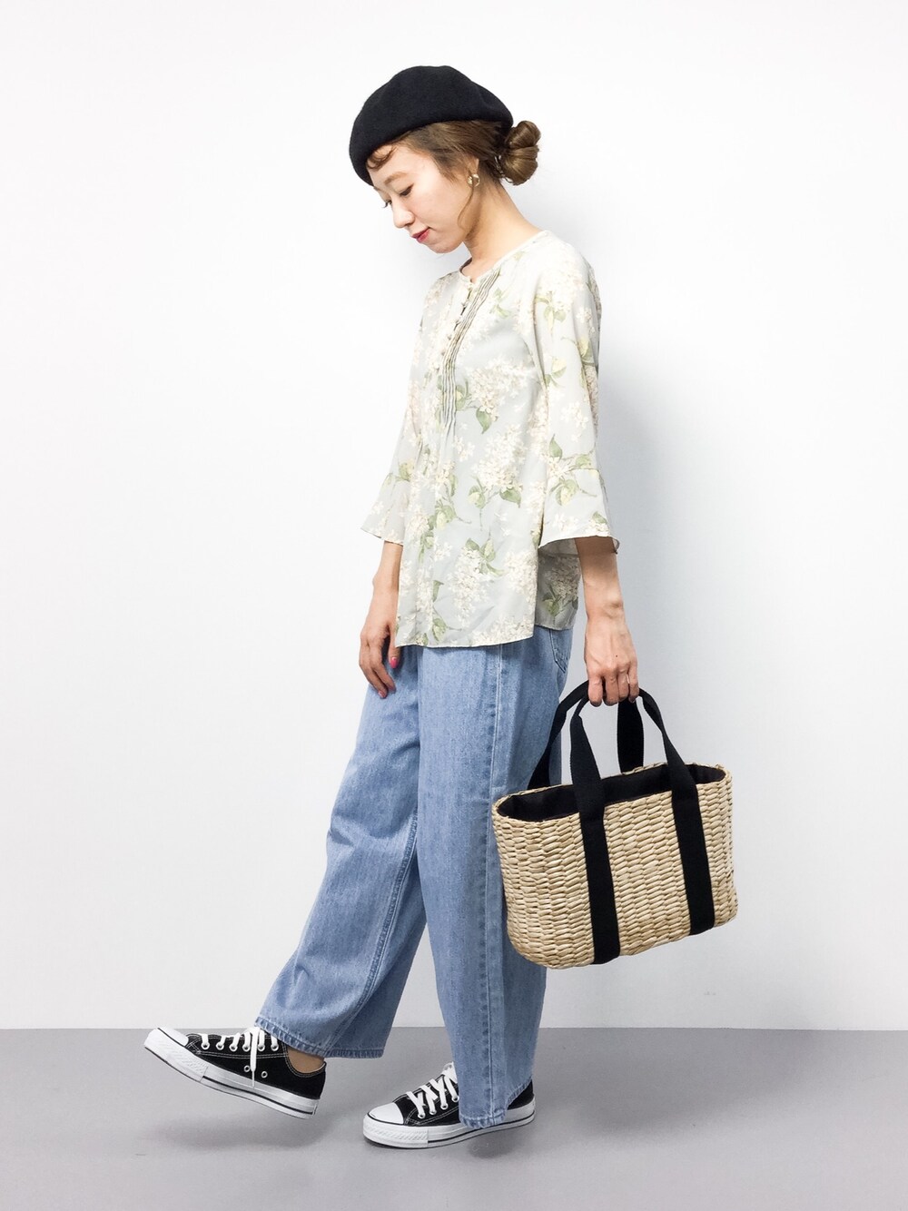 【美品】SLOBE IENA リバティ Lilacブラウス SLOBE IENA リバティ Lilac ブラウス LIBERTY スローブイエナ Archive