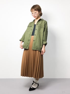 「ILIMA（イリマ）のアイテム」を使った、りっぴーさん（レディース・154cm）の秋コーディネート