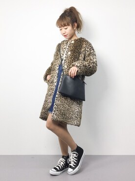 「Another Edition（アナザーエディション）のアイテム（その他アウター）」を使った、りっぴーさん（レディース・154cm）の秋コーディネート