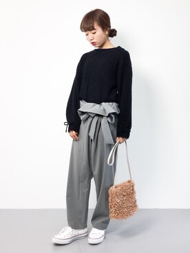 りっぴーさん(レディース・154cm)の秋コーディネート