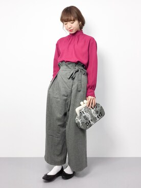 りっぴーさん（レディース・154cm）の秋コーディネート