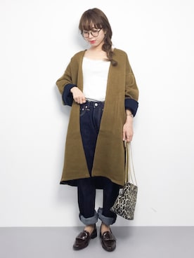 「SALON by PEACH JOHN（サロンバイピーチジョン）のアイテム」を使った、りっぴーさん（レディース・154cm）の秋コーディネート