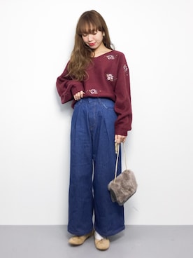 りっぴーさん（レディース・154cm）の秋コーディネート