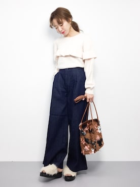 りっぴーさん（レディース・154cm）の秋コーディネート