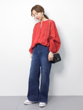 りっぴーさん（レディース・154cm）の秋コーディネート