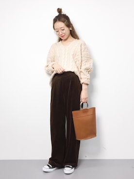 りっぴーさん（レディース・154cm）の冬コーディネート