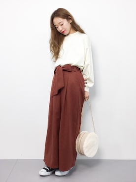 りっぴーさん（レディース・154cm）の冬コーディネート