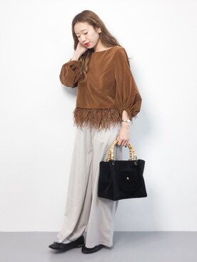 りっぴーさん（レディース・154cm）の冬コーディネート