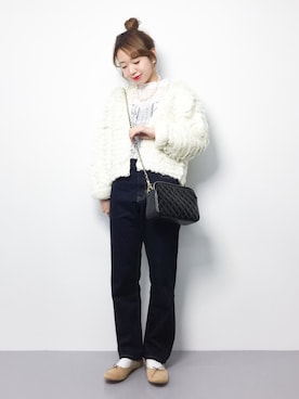 りっぴーさん（レディース・154cm）の冬コーディネート