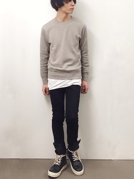 なで肩さんのコーディネート