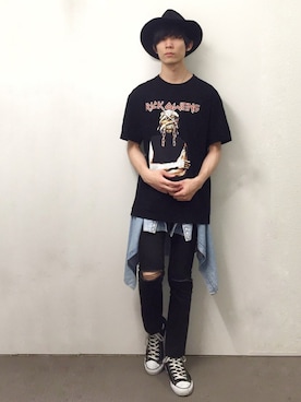 なで肩さんのコーディネート