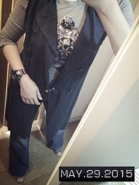 「B'2nd re'qua（ビーセカンドレクア）のアイテム」を使った、ともまゆママさん（レディース・167cm）の春コーディネート