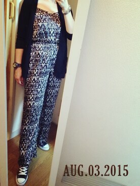 「G-SHOCK」｜ともまゆママさん（レディース・167cm）の夏コーディネート