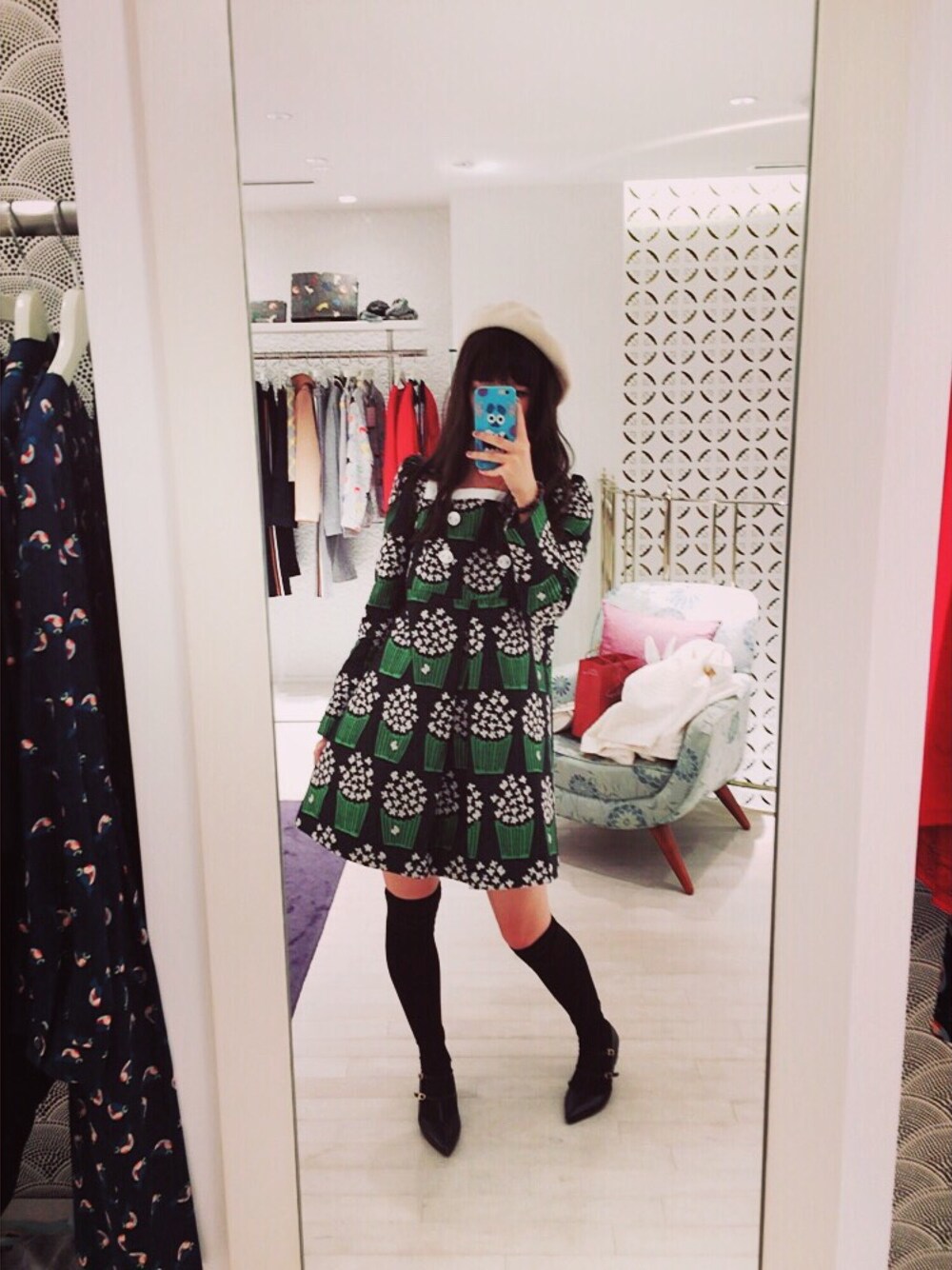 「Cissymaのアイテム（ワンピース、ブラック系）」を使った、ピンぴょんさん（レディース・167cm）の冬コーディネートの1枚目の写真