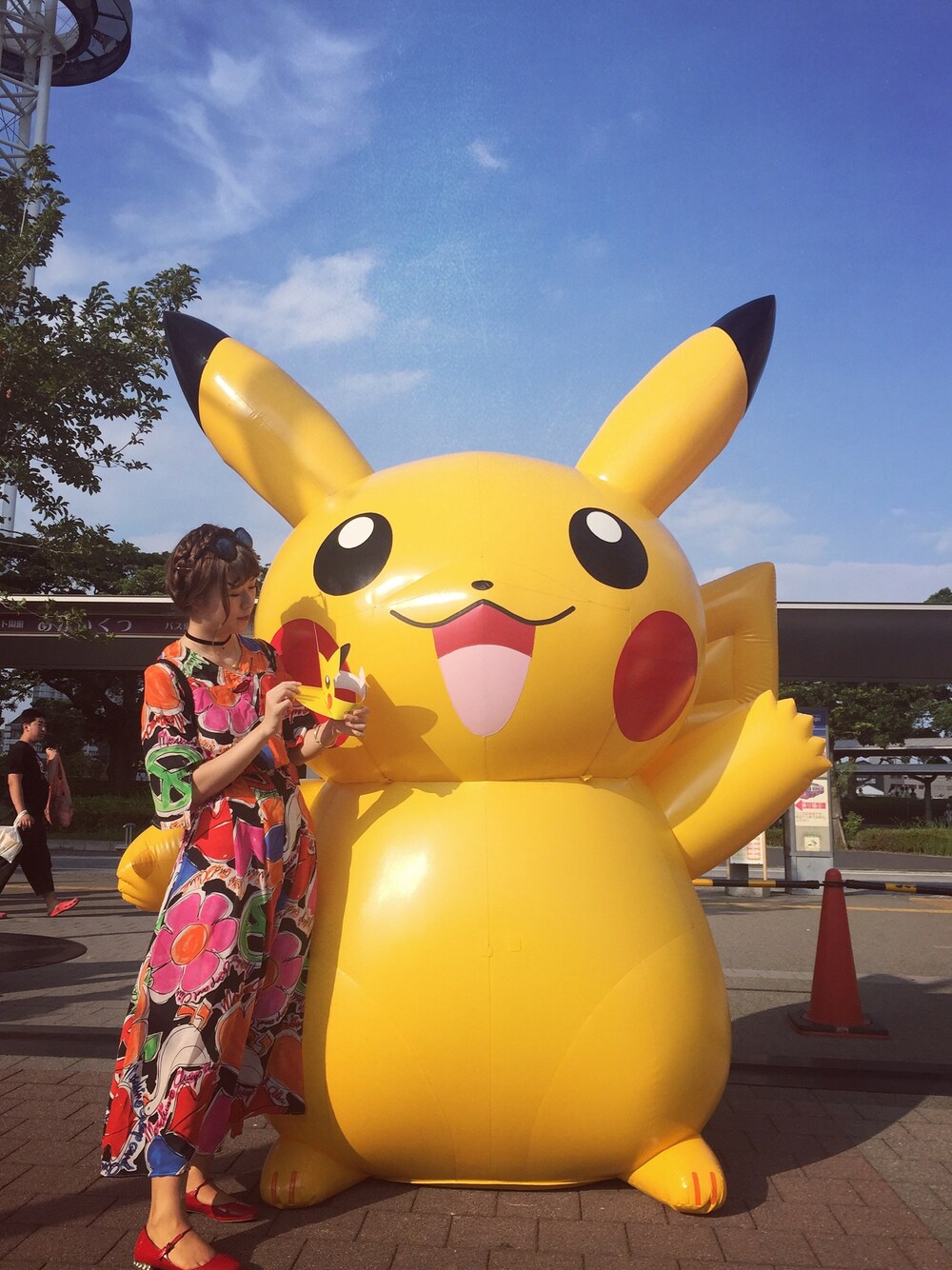 「FENDIのアイテム（サングラス、ブラック系）」を使った、ピンぴょんさん（レディース・167cm）の夏コーディネートの1枚目の写真