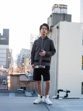 「alexanderwang（アレキサンダーワン）のアイテム（その他アウター）」を使った、K.Mさん（メンズ・180cm）の夏コーディネート