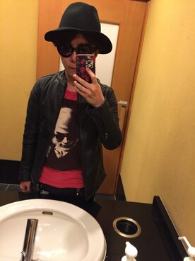 yuさん（メンズ・165cm）の冬コーディネート