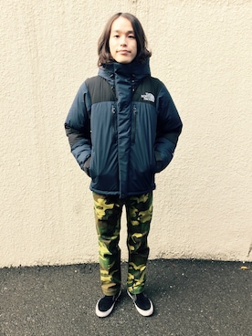 「アイテム（ダウンジャケット/コート）」を使った、田村さん（メンズ・174cm）の秋コーディネート