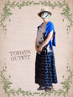 トモロウさん（レディース・151cm）の夏コーディネート