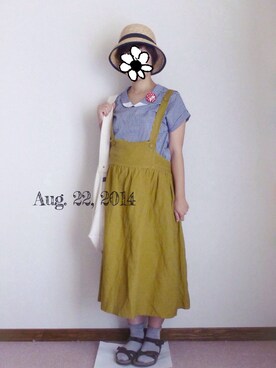 トモロウさん（レディース・151cm）の夏コーディネート