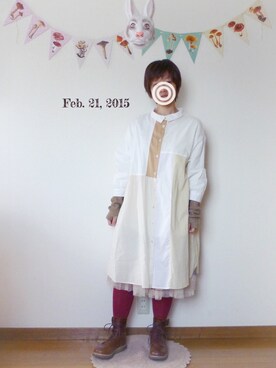 トモロウさん（レディース・151cm）の冬コーディネート