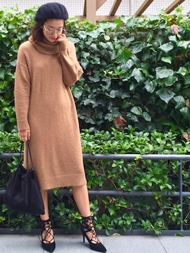 「ROYAL PARTY」｜「アイテム（パンプス）」を使った、ROYALPARTYさん（レディース・166cm）の秋コーディネート