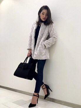 「ROYAL PARTY（ロイヤルパーティー）のアイテム（その他アウター）」を使った、ROYALPARTYさん（レディース・166cm）の秋コーディネート