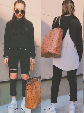 「stussy women」｜KAWAYUIさん（レディース・156cm）の春コーディネート