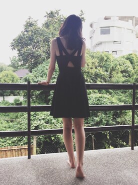 「PULL&BEAR（プルアンドベア）のアイテム（ワンピース）」を使った、Sophiaさん（レディース・162cm）の秋コーディネート