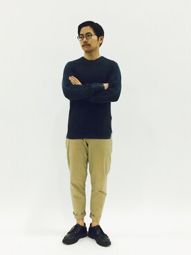 K-1RO(ケーイチロー)さん（メンズ・171cm）の春コーディネート