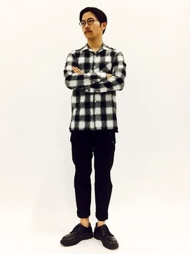 「ヒゲ」｜K-1RO(ケーイチロー)さん（メンズ・171cm・20代）の春コーディネート