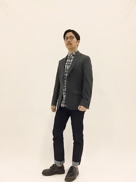 「ヒゲ」｜K-1RO(ケーイチロー)さん（メンズ・171cm・20代）の春コーディネート