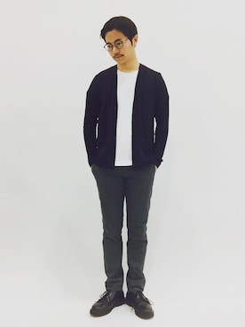 「グレーパンツ」｜K-1RO(ケーイチロー)さん（メンズ・171cm）の春コーディネート