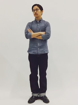 K-1RO(ケーイチロー)さん（メンズ・171cm）の春コーディネート