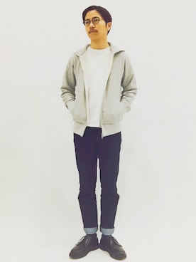 「delave（デラヴェ）のアイテム」を使った、K-1RO(ケーイチロー)さん（メンズ・171cm）の春コーディネート