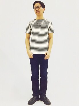 K-1RO(ケーイチロー)さん（メンズ・171cm）の春コーディネート