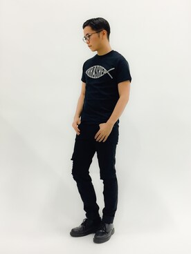 K-1RO(ケーイチロー)さん（メンズ・171cm）の春コーディネート