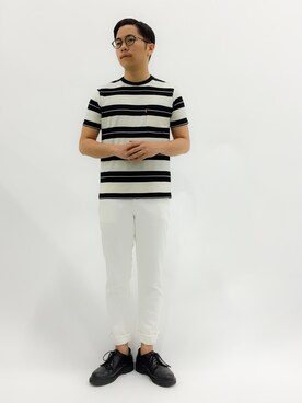 「CLUCT（クラクト）のアイテム」を使った、K-1RO(ケーイチロー)さん（メンズ・171cm）の春コーディネート