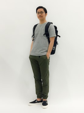 K-1RO(ケーイチロー)さん（メンズ・171cm）の春コーディネート