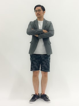 K-1RO(ケーイチロー)さん（メンズ・171cm）の春コーディネート