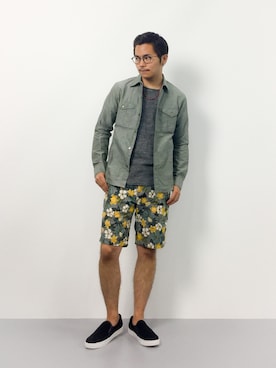 K-1RO(ケーイチロー)さん（メンズ・171cm）の夏コーディネート