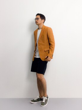 K-1RO(ケーイチロー)さん（メンズ・171cm）の夏コーディネート