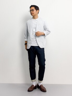 「WALLSALL（ウォルソル）のアイテム」を使った、K-1RO(ケーイチロー)さん（メンズ・171cm）の夏コーディネート