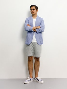K-1RO(ケーイチロー)さん（メンズ・171cm）の夏コーディネート