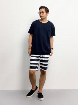 K-1RO(ケーイチロー)さん（メンズ・171cm）の夏コーディネート