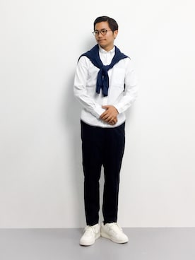 「CHAPTER WORLD PREMIUM（チャプターワールドプレミアム）のアイテム（シューズ）」を使った、K-1RO(ケーイチロー)さん（メンズ・171cm）の夏コーディネート