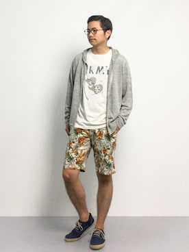 K-1RO(ケーイチロー)さん（メンズ・171cm）の夏コーディネート