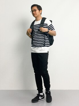 「CHAPTER WORLD select （チャプターワールドセレクト）のアイテム」を使った、K-1RO(ケーイチロー)さん（メンズ・171cm）の夏コーディネート