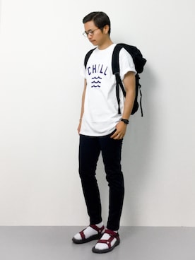 K-1RO(ケーイチロー)さん（メンズ・171cm）の夏コーディネート